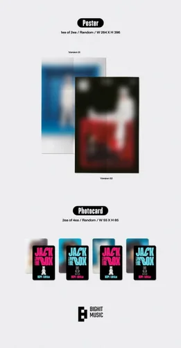 Miniatura 4 de [WEVERSE Early-Bird POB] J-Hope - Jack in The Box [Hope Edition] Álbum + Beneficio de preventa