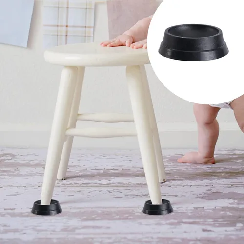 Miniatura 6 de Tapón de rueda para muebles, protector de suelo para cama de bebé, almohadilla de rueda para muebles, almohadilla para patas de muebles, tapón