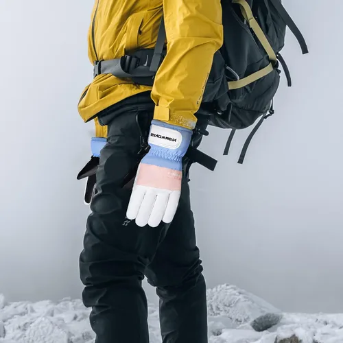 Miniatura 3 de Durio Guantes de esquí impermeables para mujeres y hombres, guantes de esquí para mujeres y hombres, guantes de nieve para pantalla táctil, guantes