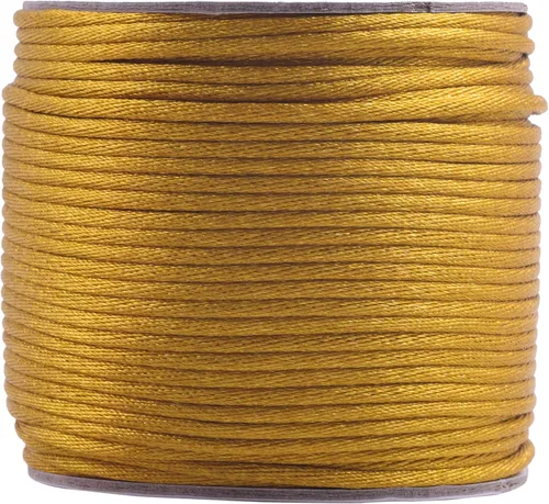Miniatura 99 de KONMAY 80 Yardas 1.0mm Cordón Rattail de Nylon Satén Seda Trim Hilo para Cuentas para Nudos Chinos, Kumihimo, Trabajo con Cuentas, Macramé, 2-Azul