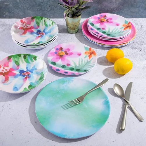 Miniatura 5 de Spice by Tia Mowry Cinnamon Twist - Bandejas decoradas de melamina de 2 piezas