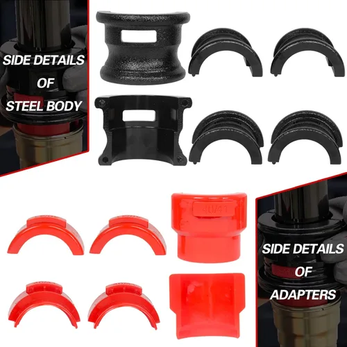 Miniatura 6 de MOTO4U Kit de controlador de sello de horquilla de moto, herramienta universal de sello de horquilla de motocicleta con 12 destornilladores