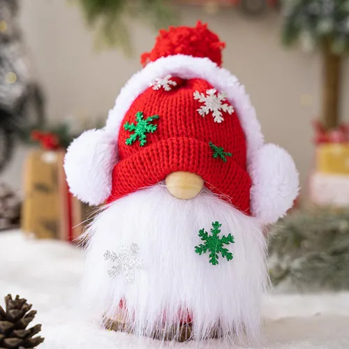 Decoraciones de Navidad de gnomo, figura sueca de Tomte, gnomos de casa de campo, gnomos de Navidad escandinavos, adornos de felpa para invierno,