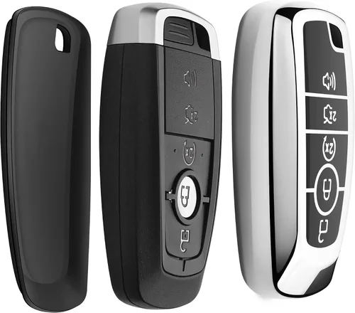 Miniatura 4 de Tukellen Funda para llavero Ford de alta calidad, suave, de protección completa, compatible con Ford Explorer, Mustang Fusion Escape F150 F250 F350