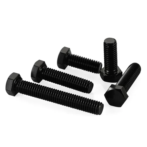 Miniatura 7 de Tornillos hexagonales de cabeza hexagonal de 1/4-20 x 1, acabado negro 18-8, rosca gruesa UNC totalmente roscada, 20