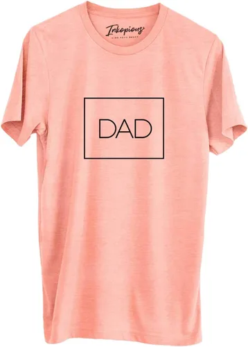 Inkopious Camiseta para papá - Regalo para el día del padre por primera vez - Unisex con cuello redondo pequeño, color gris