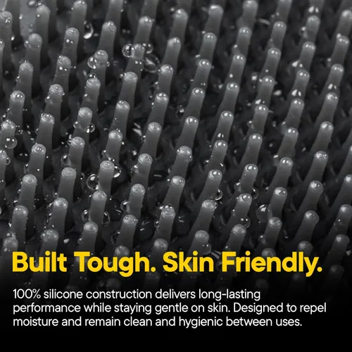 Miniatura 4 de TOOLETRIES The Scrub King - Juego de ducha de silicona para hombres y mujeres, juego de baño exfoliante higiénico de silicona con limpiador