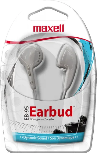 Miniatura 2 de Maxell 190599 Dynamic Sound Wired Ligero Uso Extendido Diseño Estéreo Ear Bud - Blanco (Valor)
