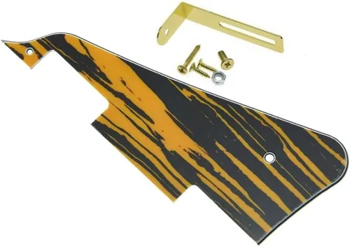 Miniatura 68 de Dopro Golpeador de guitarra LP de 1 capa con soporte cromado para Epiphone Les Paul