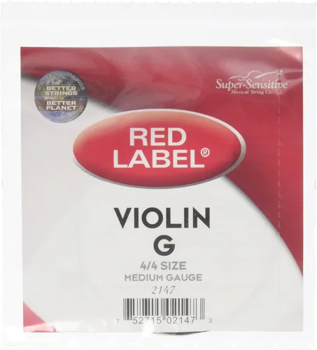 Miniatura 9 de Super Sensitive Red Label Violín A String 1/2 Medium