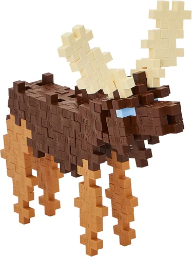 Miniatura 3 de PLUS PLUS Moose - Juego de figuras de animales en 3D de bloques de construcción, mini piezas de rompecabezas entrelazadas, juguetes divertidos