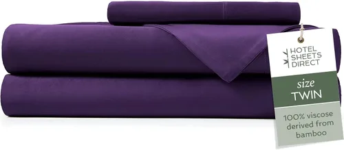 Miniatura 60 de Hotel Sheets Direct Juego de Sábanas de Cama de 4 Piezas, Tamaño California King, 100% Viscosa Derivada de Bambú, Juego de Sábanas con 2 Fundas