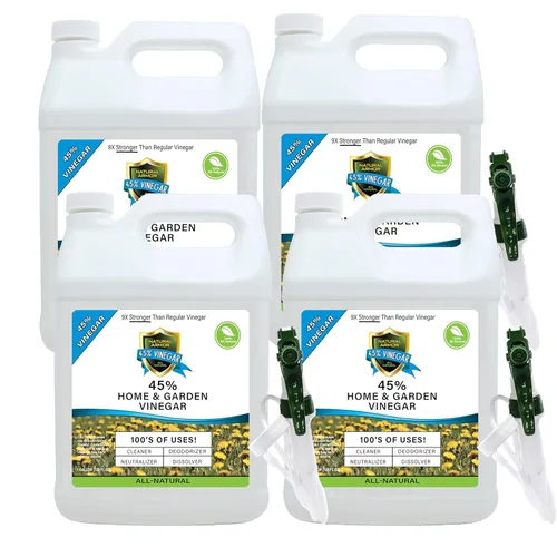 Miniatura 9 de Natural Armor Concentrado de fuerza industrial con 45% de vinagre, extra fuerte, 9 veces más fuerte que el vinagre normal (galón de 128 onzas)