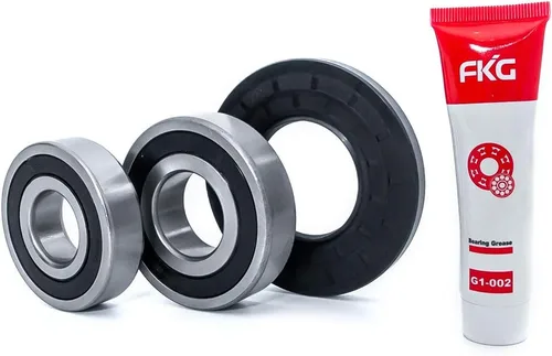 FKG Kit de cojinete y sello de bañera de lavadora de carga frontal W10243941, W10234653, W10165399, W10213924, PS2358446 para Whirlpool, Kenmore y