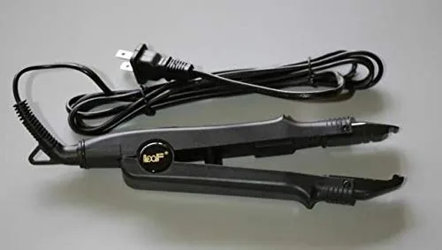 Miniatura 3 de JR611-Black-A Set" - Herramienta de termostato de extensión de cabello de fusión PTC de hierro sin rastro, alicates de calefacción, conector