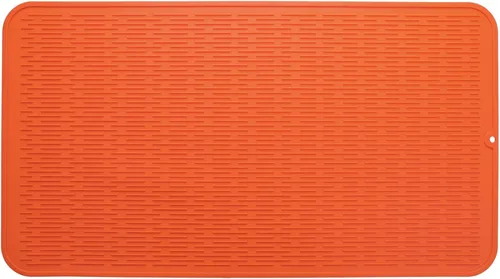 Miniatura 26 de MicoYang Alfombrilla de silicona para secado de platos para múltiples usos, fácil de limpiar, ecológica, resistente al calor, alfombrilla