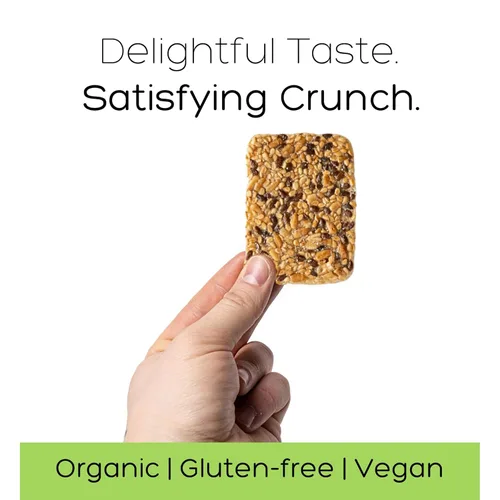 Miniatura 6 de Top Seedz Galletas orgánicas certificadas sin gluten, paquete de 2, 5 onzas, galletas veganas saludables con proteína a base de plantas, hechas