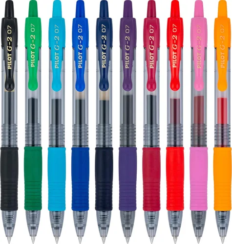 Miniatura 6 de PILOT G2 Edición Limitada Harmony Ink Collection Bolígrafos de gel retráctiles, punta fina de 0.7mm, juego de bolígrafos de gel, tinta surtida