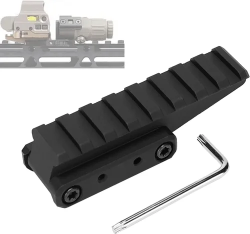 Phoking Optic Riser Mount Picatinny Riser Fast Riser Red Dot Riser para Red Dot Sight Scope Optics Negro