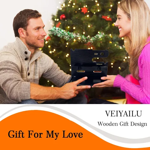 Miniatura 4 de VEIYAILU Regalos para hombres, papá, mujer, marido, novio, él, mesita de noche, organizador para hombres, estación de acoplamiento de teléfono