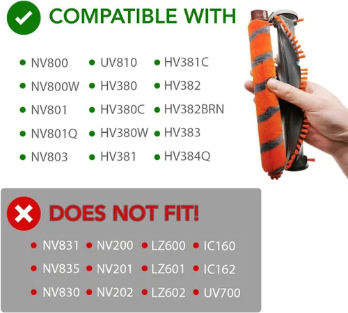 Miniatura 2 de MaximalPower Cepillo de rodillo de repuesto para aspiradora Shark NV800 NV800W NV801 NV803 NV801Q NV803 UV810 HV380 HV381 HV382 HV383 HV384 HV384Q