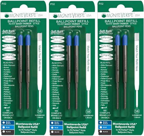 Miniatura 6 de Monteverde Ballpoint Refill to Fit Parker Ballpoint Pens (P15)