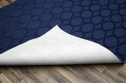 Miniatura 331 de Garland Rug Sparta - Alfombra antideslizante de polipropileno de 2 pies x 12 pies, color negro, ideal para salas de estar y pasillos, elegante