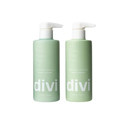 Divi Juego de champú y acondicionador para mujeres y hombres, dúo de cuidado del cabello para todo tipo de cabello, añade volumen, elevación y