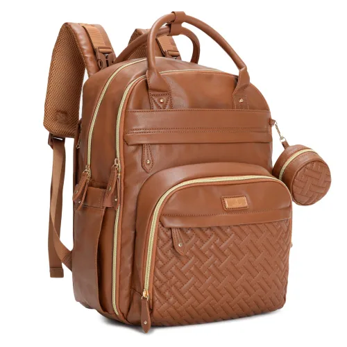 Miniatura 30 de BabbleRoo - Mochila para pañales - Bolso de viaje con artículos esenciales para bebés - Mochila multifuncional resistente al agua, bolso de viaje