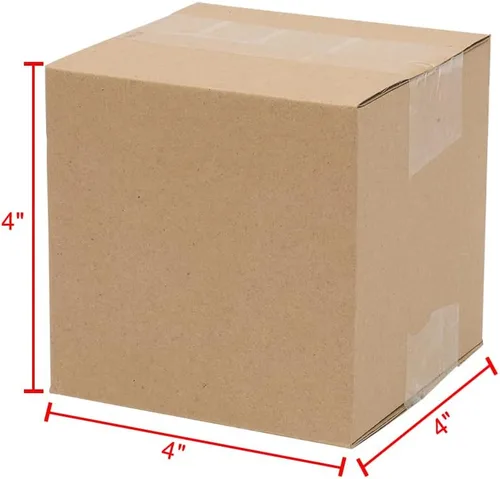 Miniatura 2 de 100 cajas de papel corrugado, cajas de cartón kraft resistentes y ligeras para envío y correo, cajas de mudanza para embalaje y almacenamiento