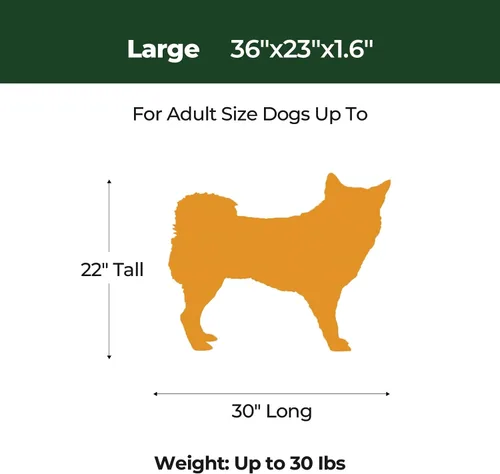 Miniatura 5 de BALANCE Cama para Jaula de Perro, Colchoneta Ortopédica para Perro con Forro Impermeable, Alfombrilla de Espuma Lavable para Jaula para Mascotas
