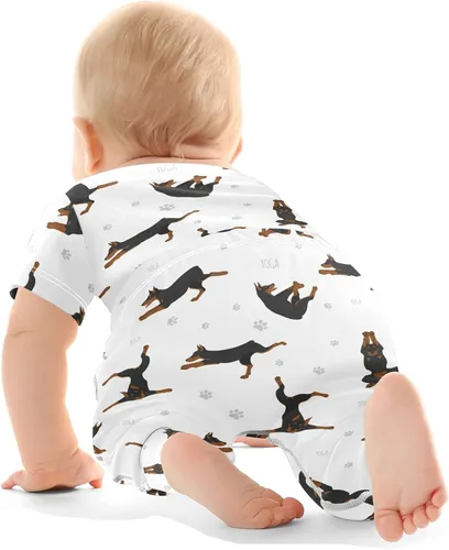Miniatura 3 de vvfelixl Conjunto de pantalones de bebé, ropa de bebé de manga corta para niños y niñas de 0 a 24 meses