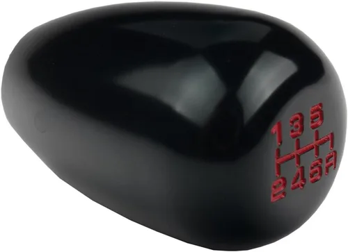 DEWHEL JDM Racing Tipo R estilo 6 velocidades 6MT Pomo de palanca de cambios manual para Honda Civic Accord S2000 Acura Integra (Negro)