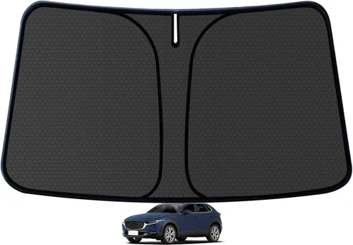 Miniatura 32 de X1 F48 Parasol plegable personalizado para parabrisas para 2016 2017 2018 2019 2020 2021 2022 X1 F48 Protector de sol para ventana delantera