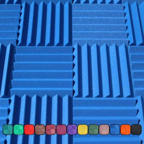 Miniatura 12 de Paneles de espuma acústica profesional estilo cuña de 12 x 12 x 2 pulgadas, paquete de 4, espuma de estudio para amortiguación de sonido e Carbón