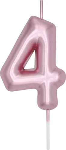 Miniatura 230 de DERVENTA Vela con números de 2.36 pulgadas, decoración perfecta para cumpleaños, brunch, postre, pastel, 1 pieza (número 0 rosa)