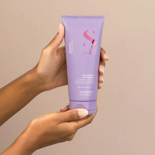 Miniatura 5 de Alfaparf Milano Semi Di Lino - Acondicionador suave para cabello encrespado y rebelde, acondicionador desenredante suave con semillas de lino