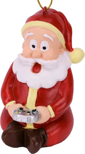 Tree Buddees Adorno navideño para videojuegos de Papá Noel para jugadores