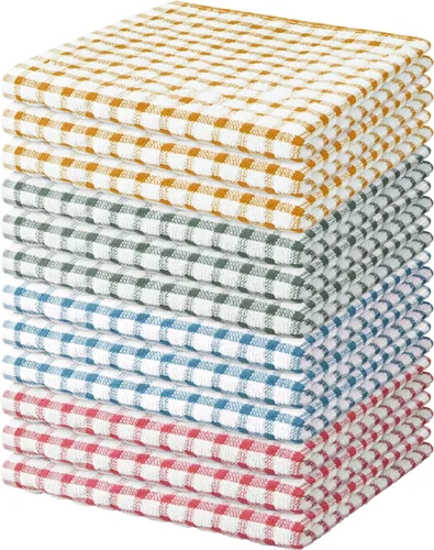 Miniatura 7 de Nialnant 8 Piezas Trapos de Cocina para Platos, 100% Algodón Suave Absorbente de Secado Rápido, Paños de Cocina para Cocina, Lavar Platos, Trapos