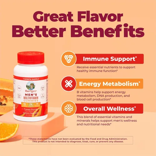 Miniatura 5 de Gomitas multivitamínicas para hombre con ingredientes orgánicos, vitaminas veganas para hombres Multivitamínicos diarios para hombres para apoyo