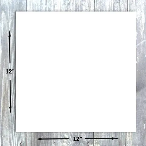 Miniatura 2 de Hamilco Papel de cartulina blanca para álbumes de recortes, 12 x 12 pulgadas, 65 libras, cartulina – Paquete de 25