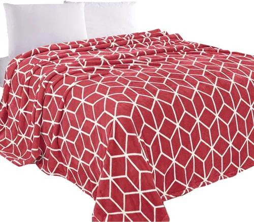 Miniatura 16 de Elegant Comfort Manta de Lujo con Sensación de Terciopelo, Manta Ligera para Todas las Estaciones, Ultra Suave, de Felpa de Forro Polar de Franela