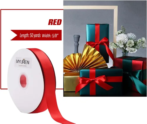 Miniatura 112 de Cinta de satén amarilla de 1 pulgada, cinta de satén sólido de doble cara para envoltura de regalos, bodas, decoración de fiestas, accesorios