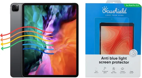 Miniatura 19 de Ocushield Protector de pantalla de vidrio templado antiluz azul para Apple iPad Mini 1/2/3 (7.9") - Filtro de luz azul para iPad - Anti reflejo