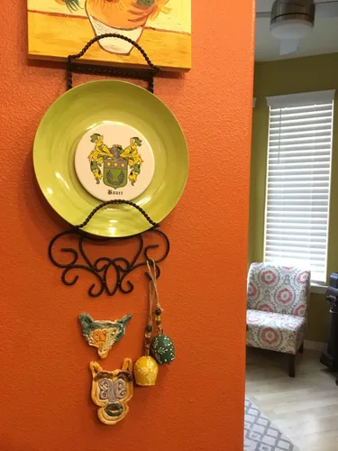 Miniatura 7 de Juego de 5, 2.8 in, campanas pintadas para colgar armonía multicolor, decoración festiva hecha a mano, campanas de metal, campanas de bruja