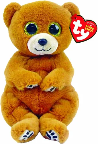TY Juguetes Beanie Babies Bear Duncan - 15 CM, marrón, 2009127