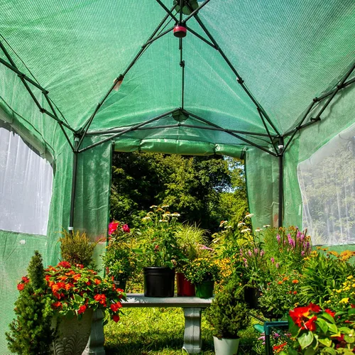 Miniatura 7 de EAGLE PEAK - Invernadero instantáneo emergente, para plantas de jardinería en interiores y exteriores, puertas con cremallera enrollable y ventanas