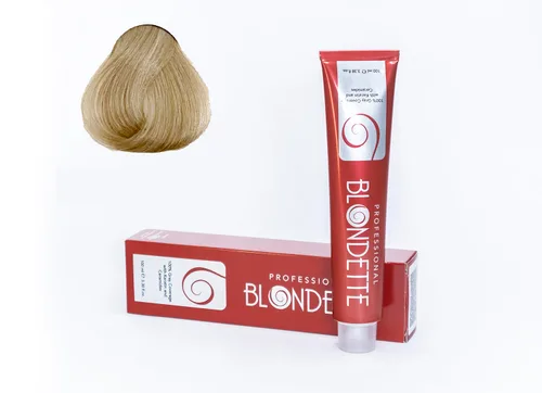 Blondette Tinte permanente profesional para el cabello, 3.38 onzas líquidas, cobertura del 100 % de las canas con queratina y ceramidas, tinte crema