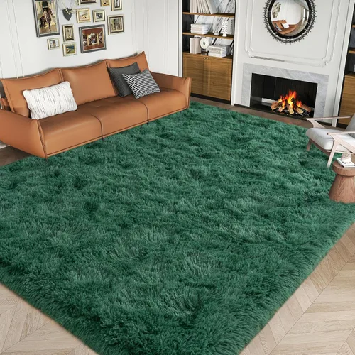 Miniatura 123 de Dssimo - Alfombra superesponjosa para la habitación, alfombra de área moderna, pequeña, suave y acogedora de felpa para niños, niñas y adolescentes