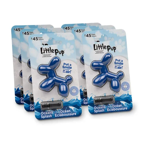 Miniatura 9 de Little Pup 96602 Aroma de vainilla, ambientador de coche, clips a ventilación de aire acondicionado, aceite de fragancia sin alcohol, plástico